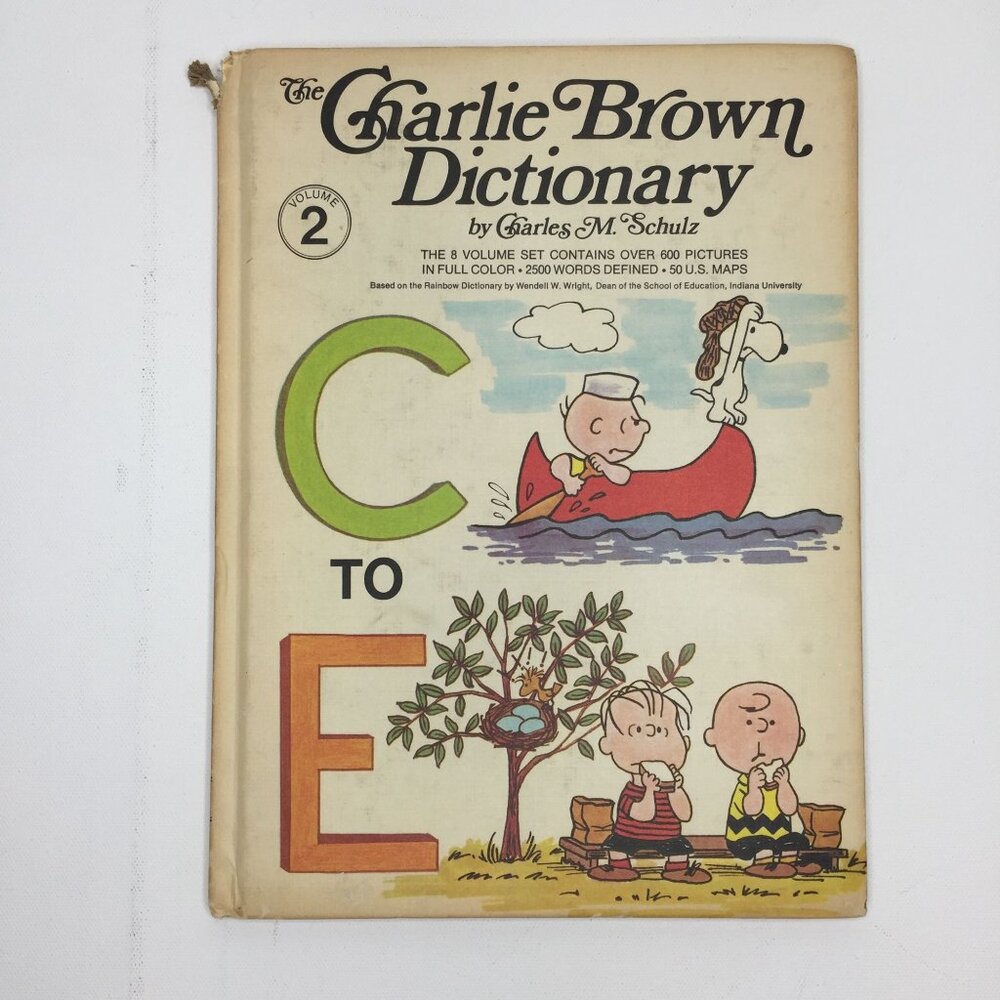 Vintage 1973 Peanuts The Charlie Brown Dictionary Incomplete Set Volumes 1-5 & 7 - Picture 6 of 16